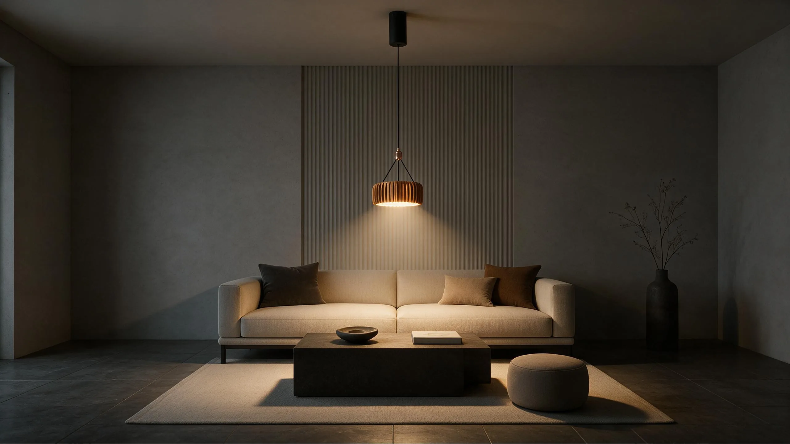 Architectural lighting installation in a Calicut interior by The Beam Gallery